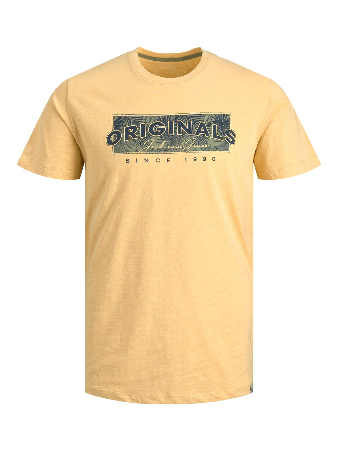 Jack & Jones camiseta de hombre Bloomer de m/c 12205787 amarilla