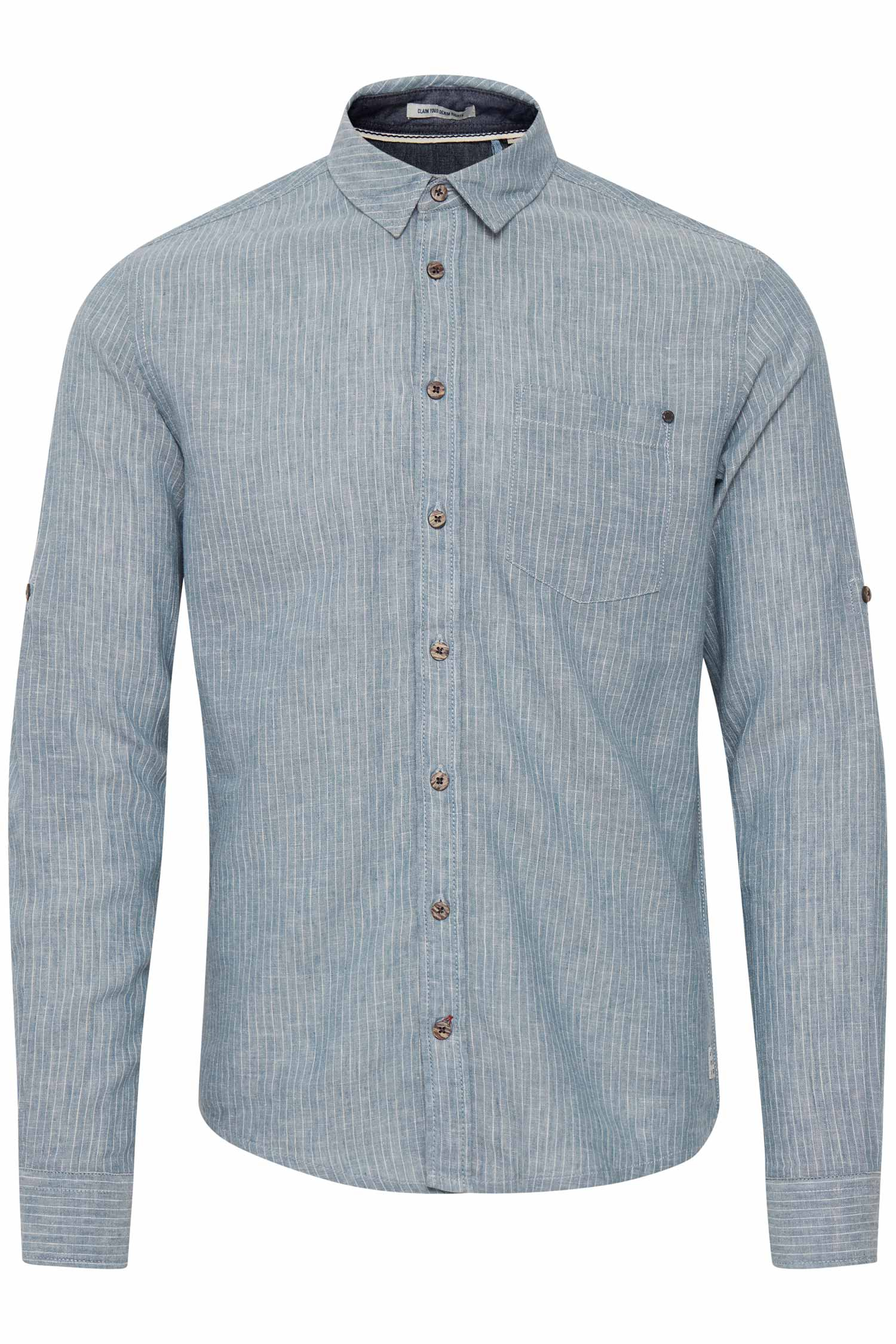 Blend camisa d'home de m/ll 20713380/184217 blava