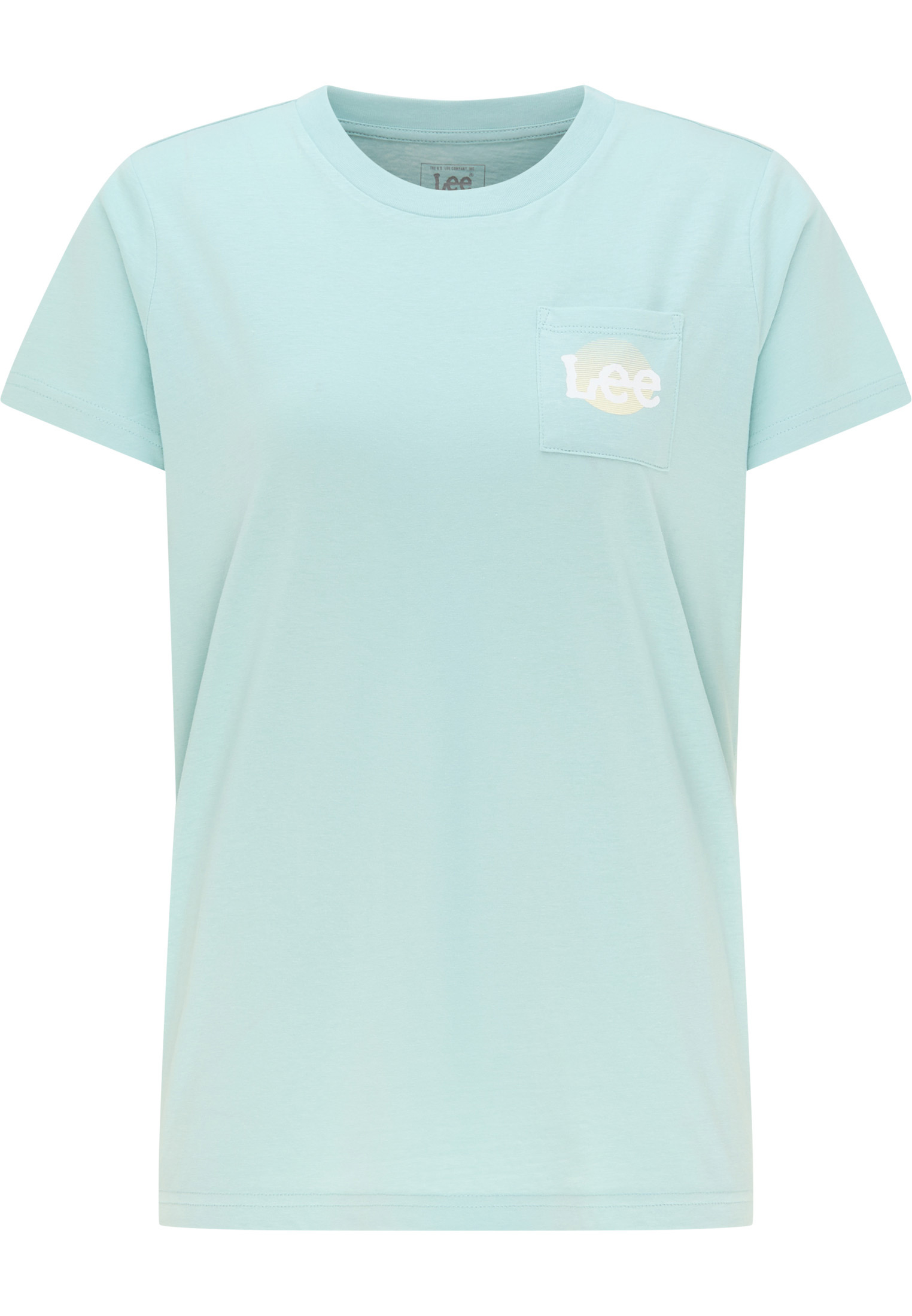 Foto 1 - Lee camiseta de mujer de m/c L44LEHUL azul turquesa