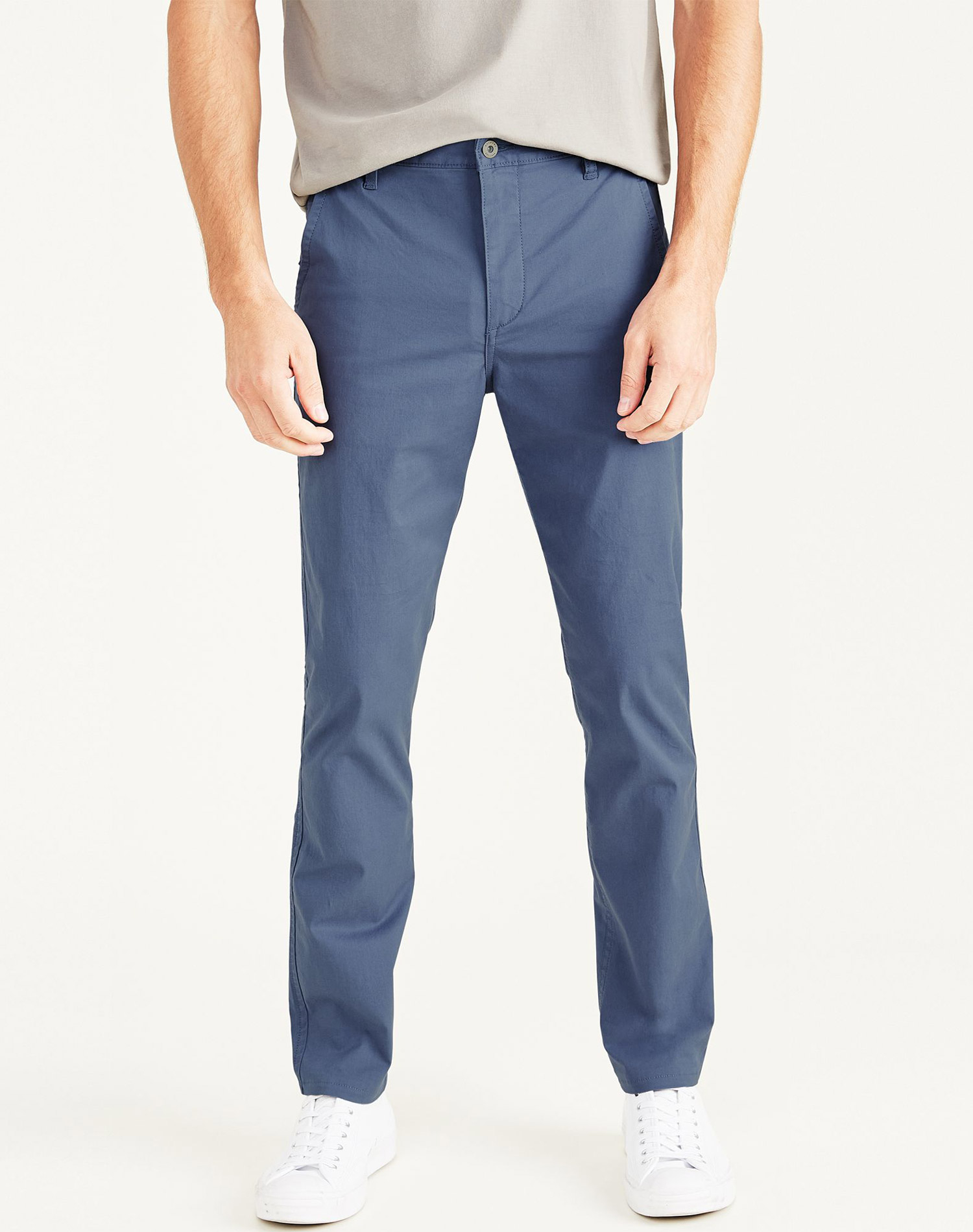 Foto 1 - Dockers pantalones de hombre Alpha Khaki skinny lightweight 47122-0261 azules