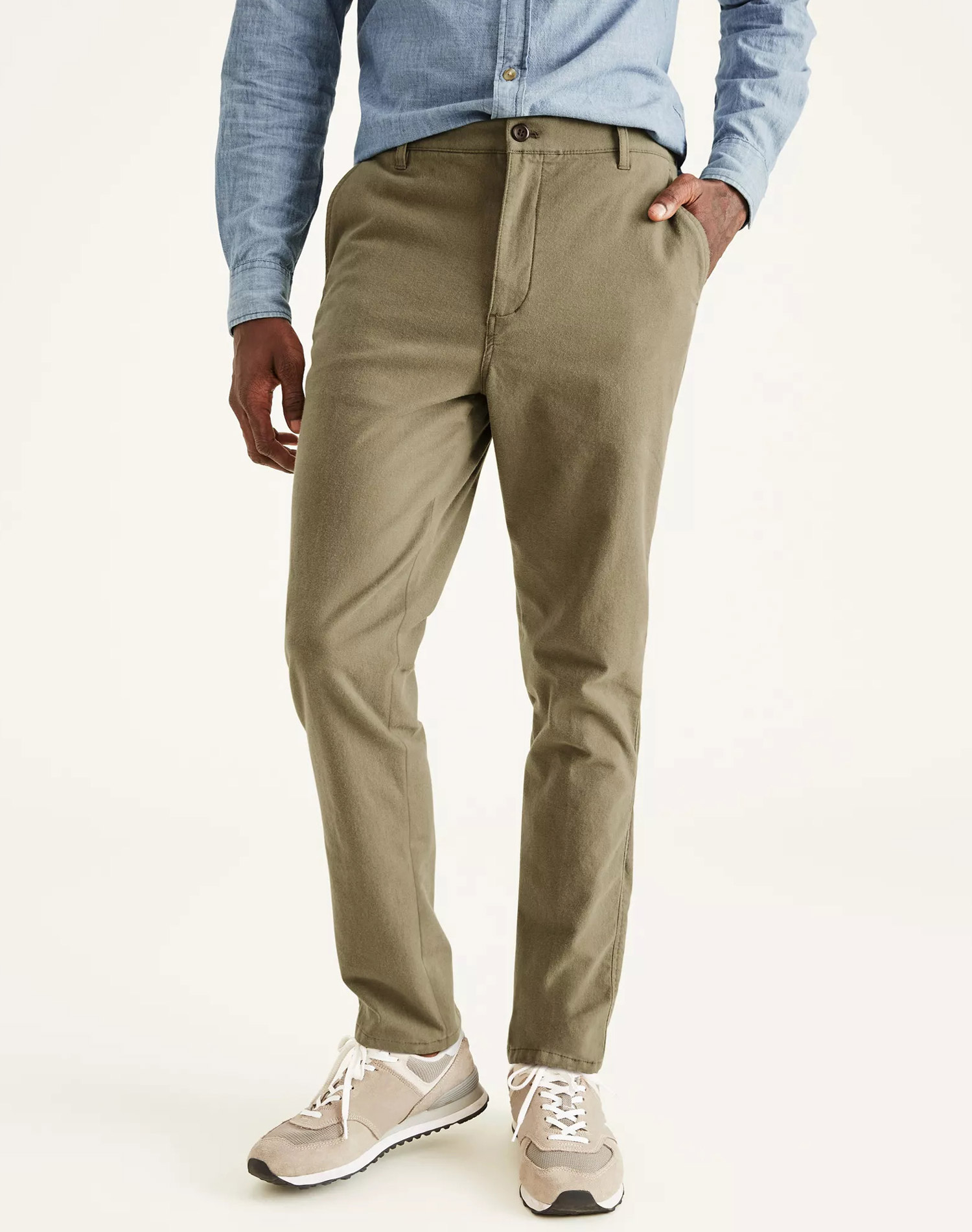 Pantalones de hombre Dockers Alpha Icon chino tapered modelo