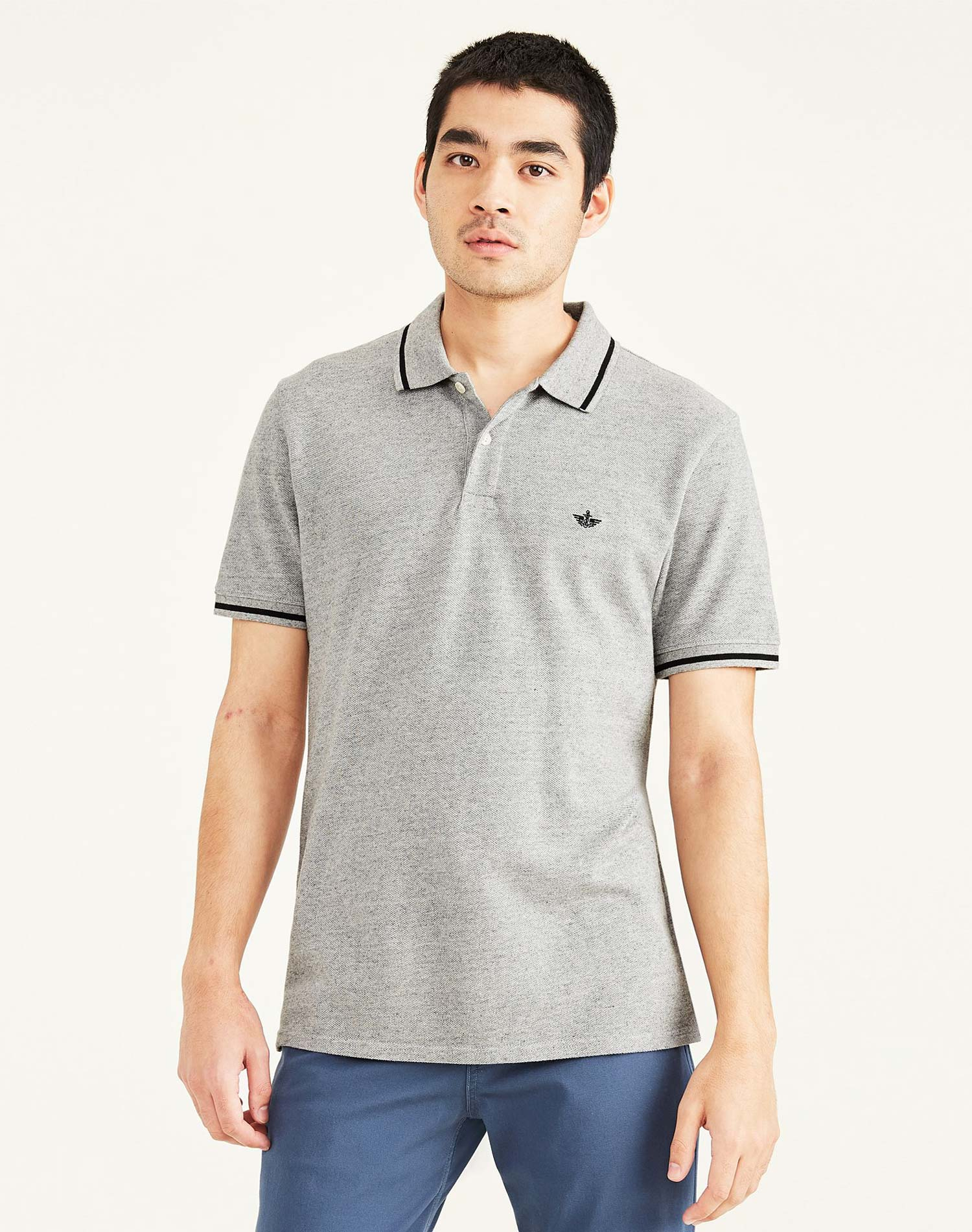 Dockers polo de hombre de m/c A2290-0007 gris