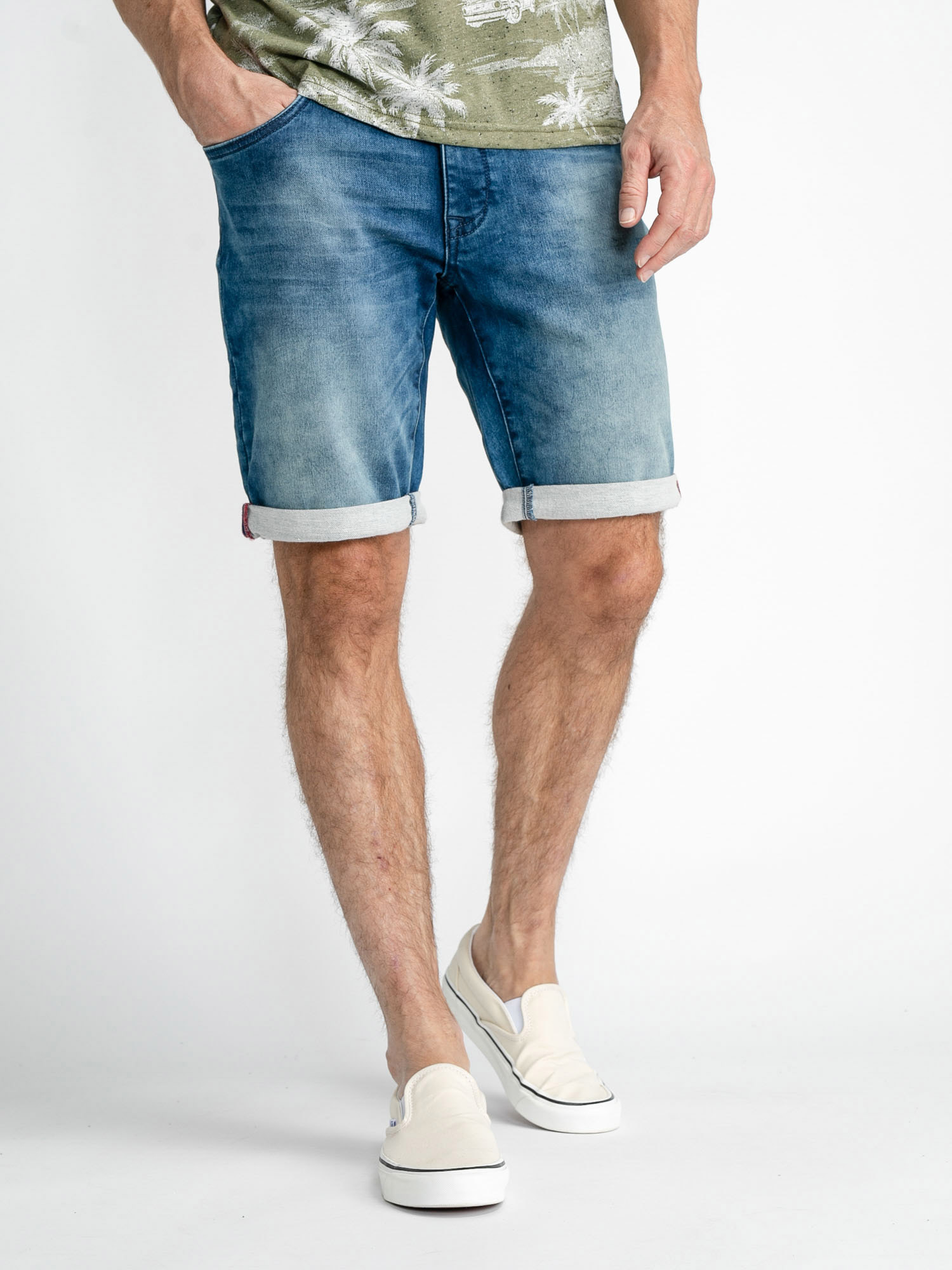 Petrol bermudes d'home Jackson SHO001/5701 blau mig