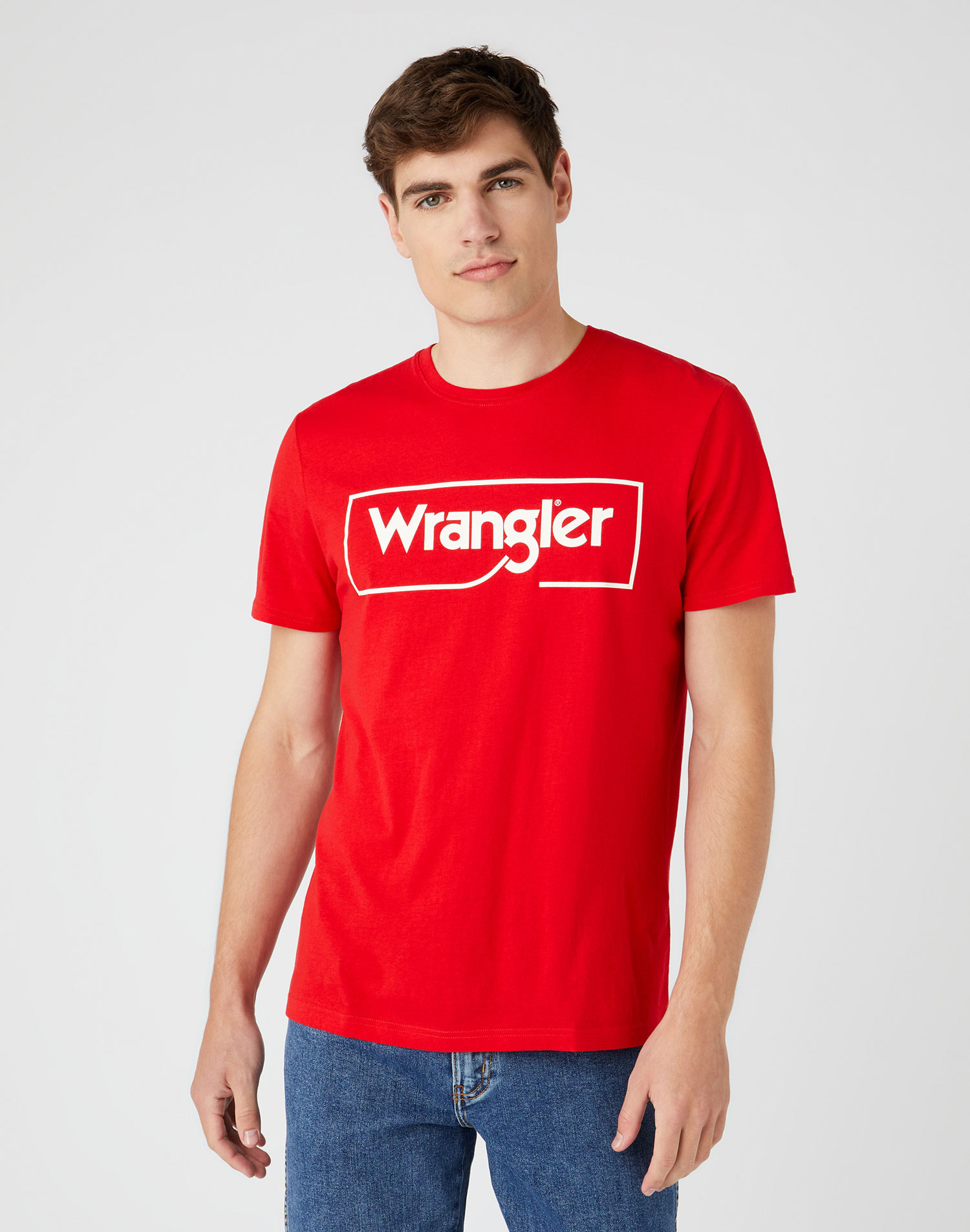 Wrangler samarreta d'home de m/c W7H3D3XWO vermella