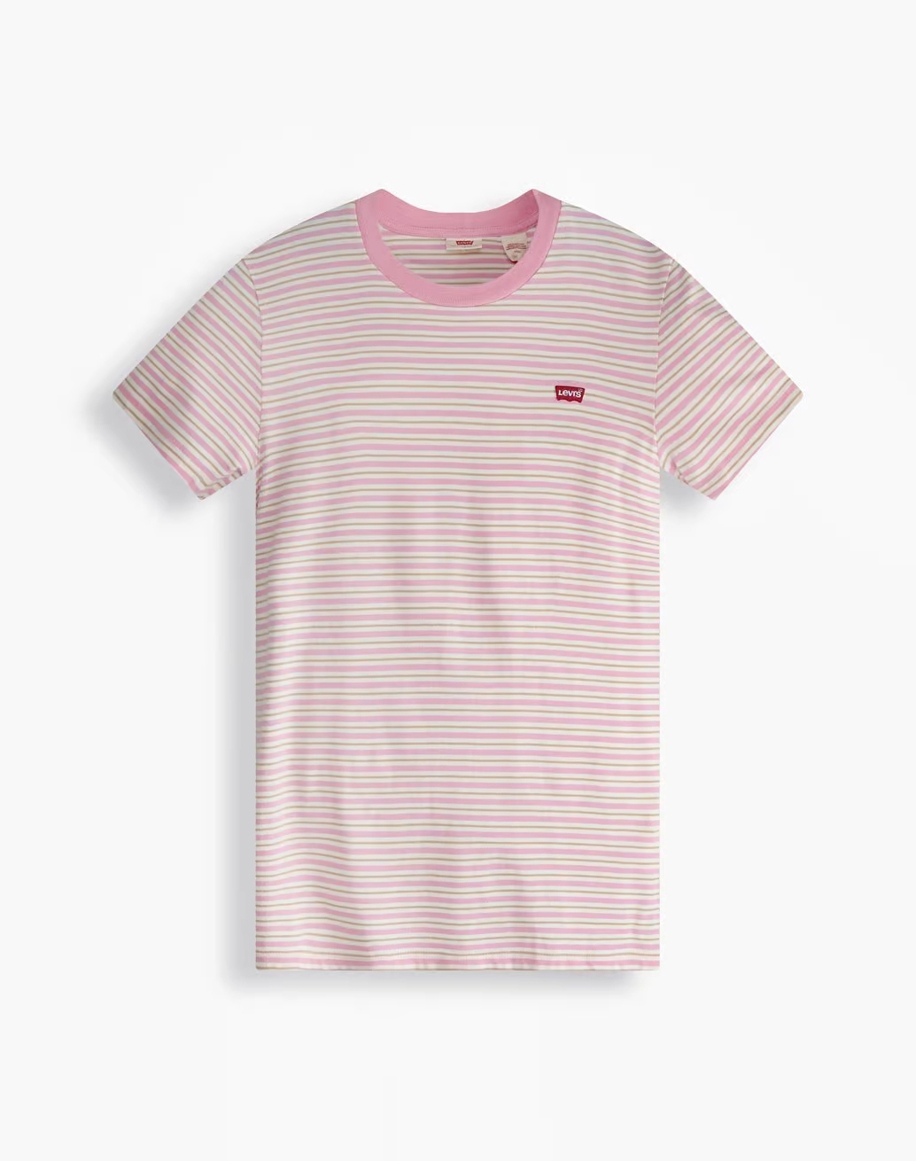 Levi's samarreta de dona de m/c 39185-0185 de ratlles rosades