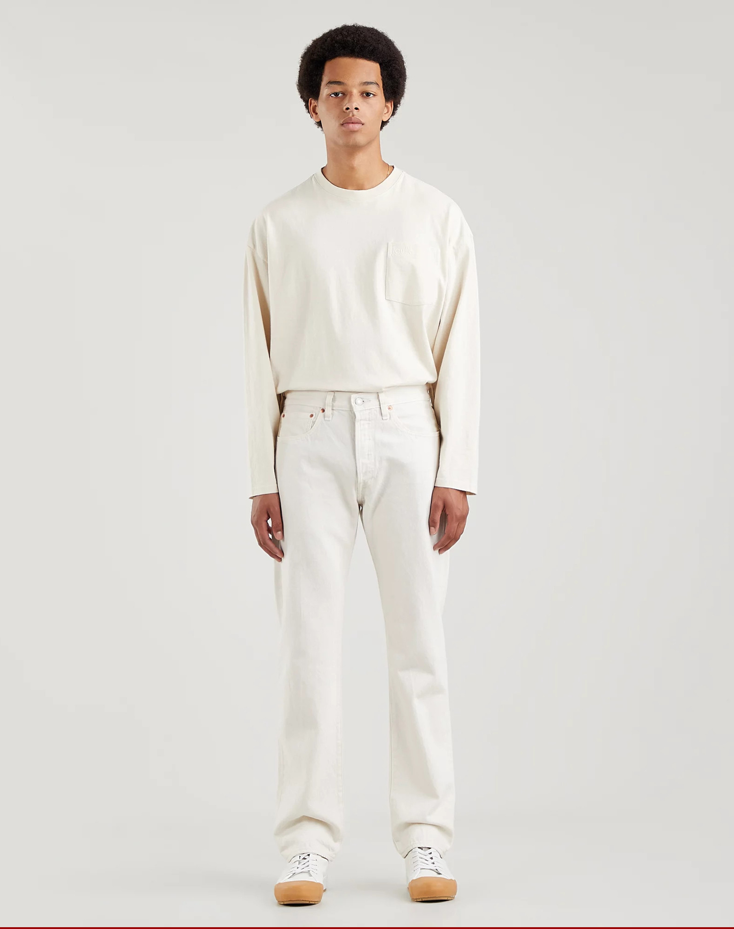 Levi’s® 501® regular pantalons texans d'home 00501-3279 blancs
