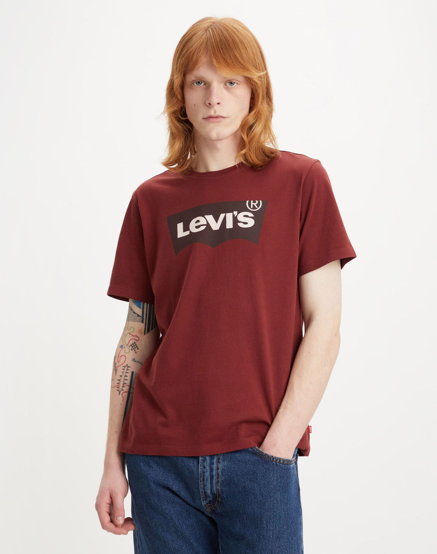 Levi's samarreta d'home de m/c 22491-0476 vermella