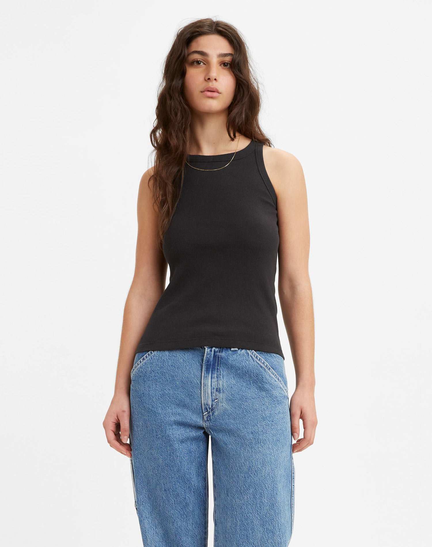 Levi’s® samarreta de dona sense mànigues A3381-0001 negra