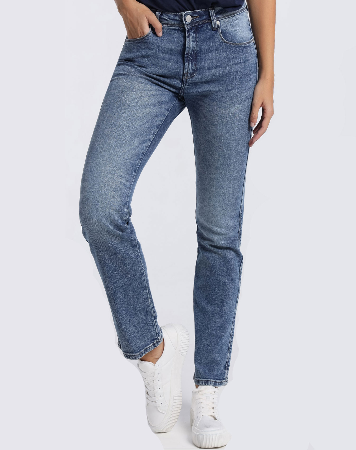 Lois pantalons texans de dona Monic straight 20104/935 rentats a la pedra