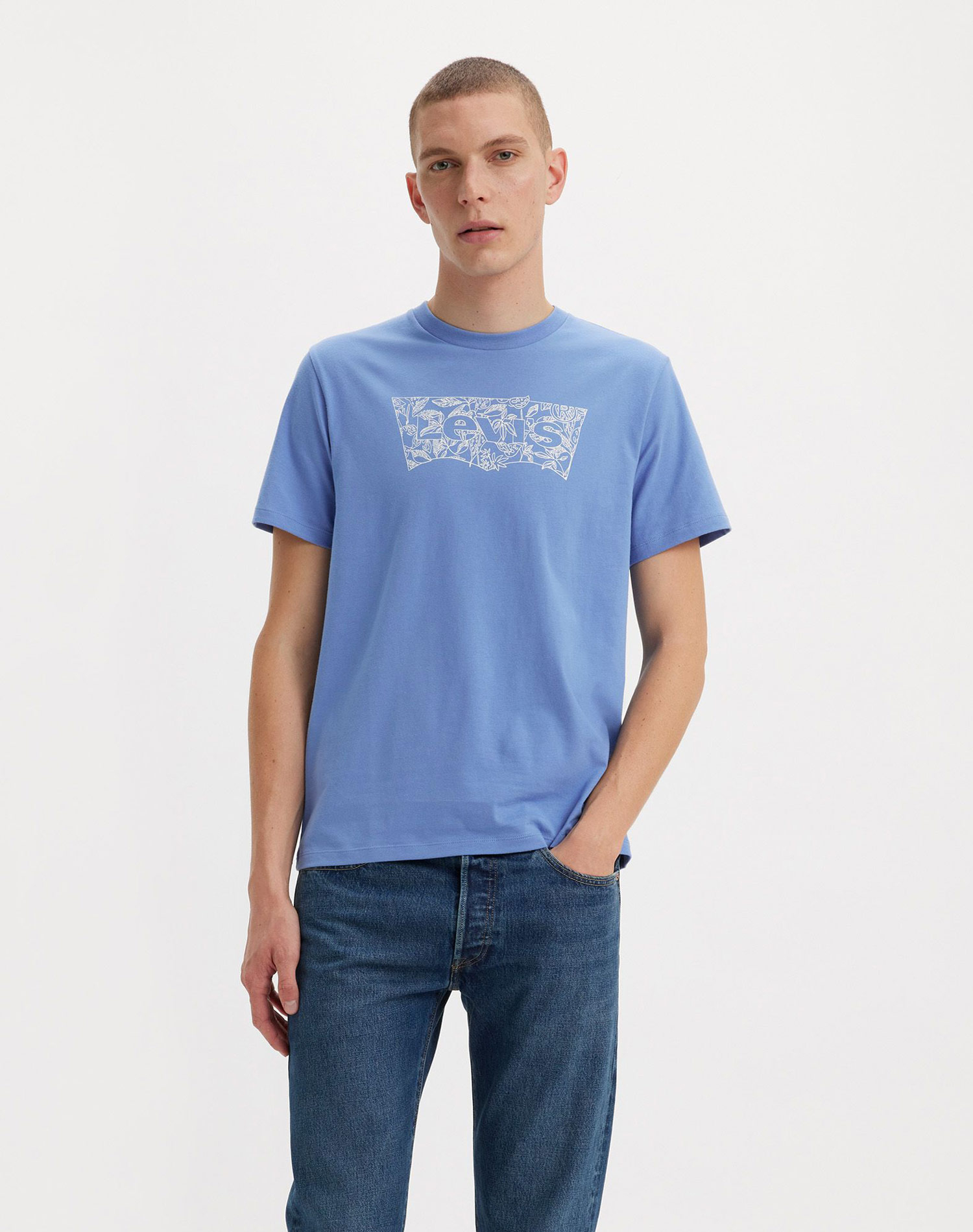 Levi's® camiseta de hombre de m/c 22491-1454 azul