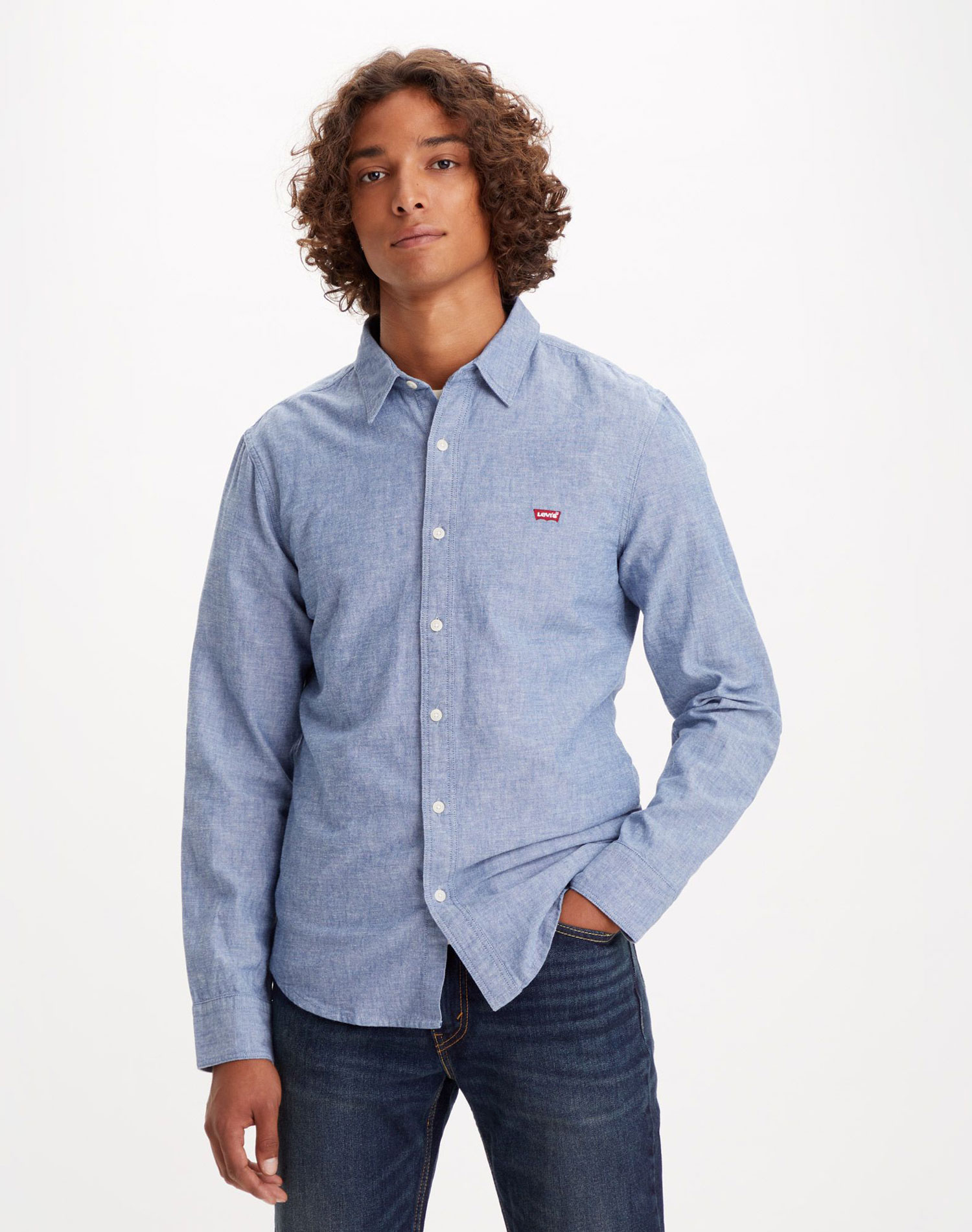 Levi's® camisa d'home de m/ll 86625-0017 blava