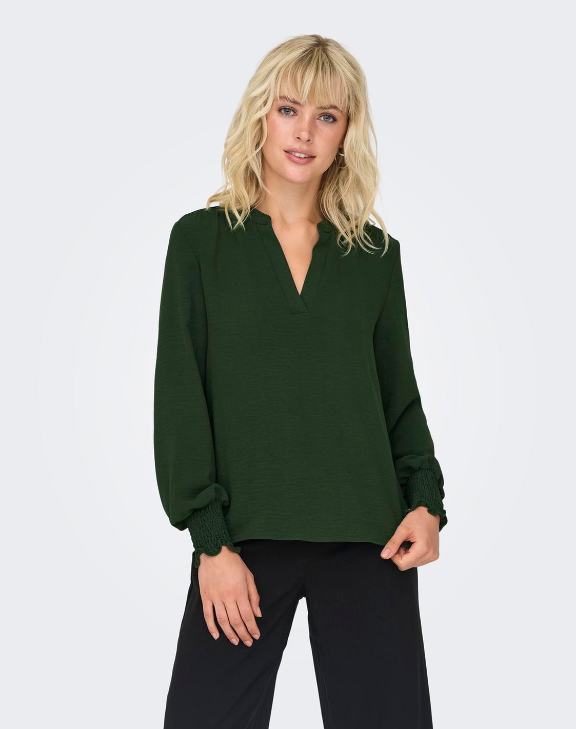 Only blusa de mujer de m/l Mette 15284309 verde