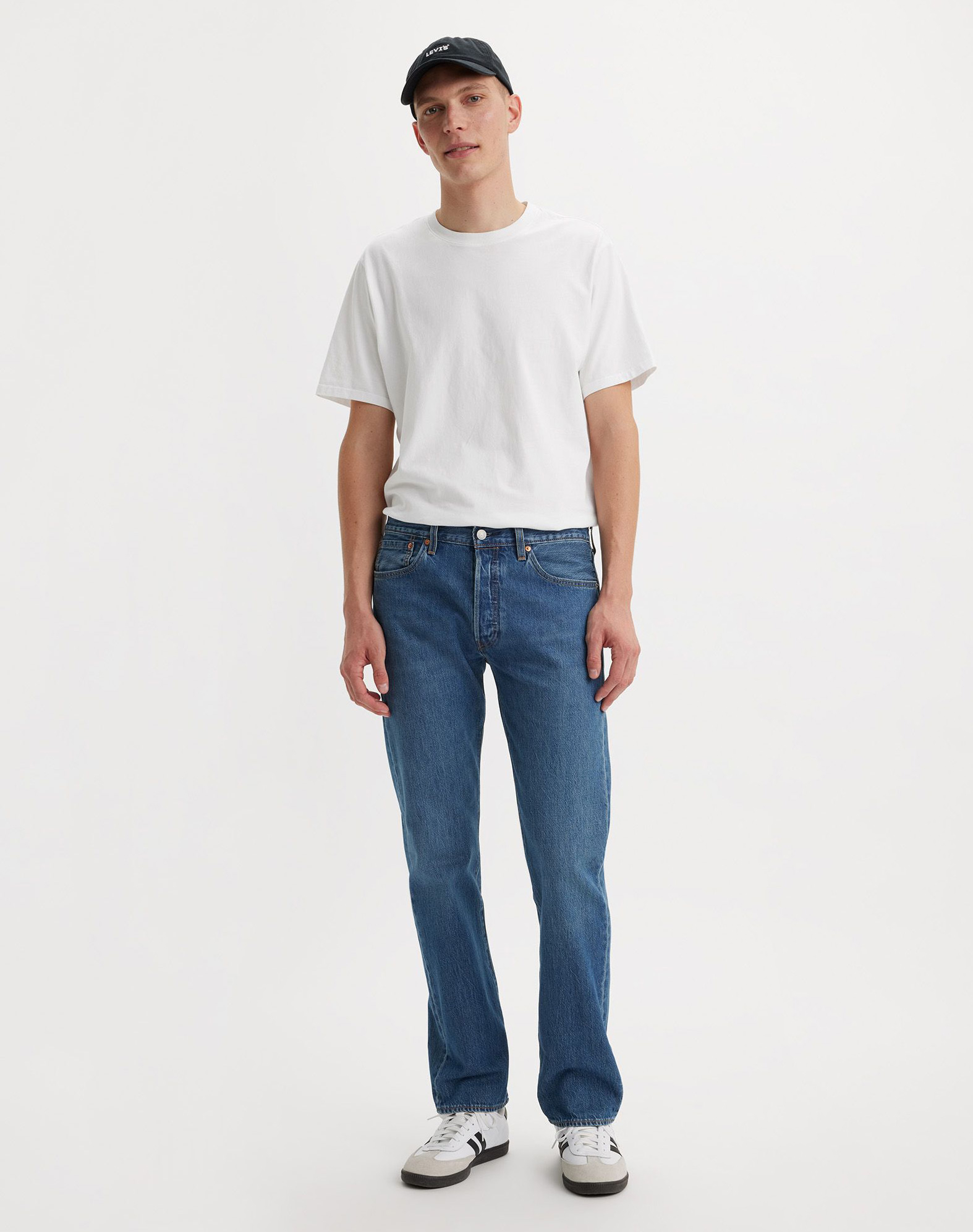 Levi's® 501® regular pantalones vaqueros de hombre 00501-3523 lavados a la piedra