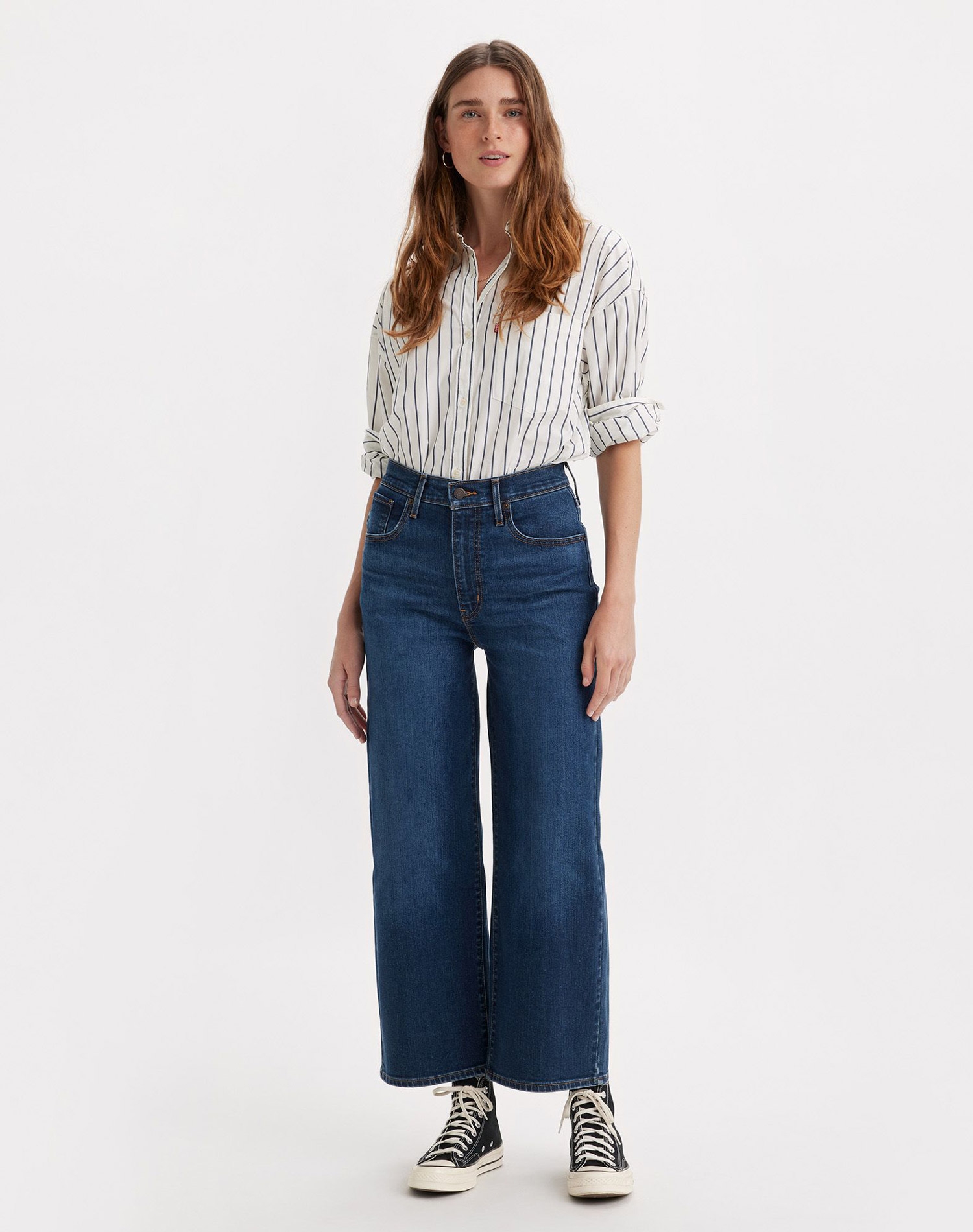 Levi's® High Rise Wide Leg™ pantalones vaqueros de mujer 72970-0017 azul medio