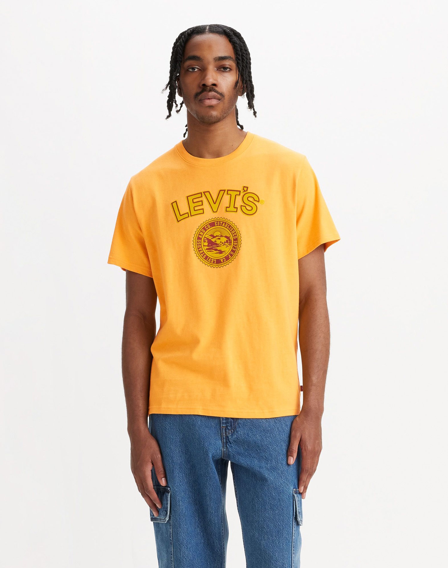 Levi's® samarreta d'home de m/c 16143-1491 groga