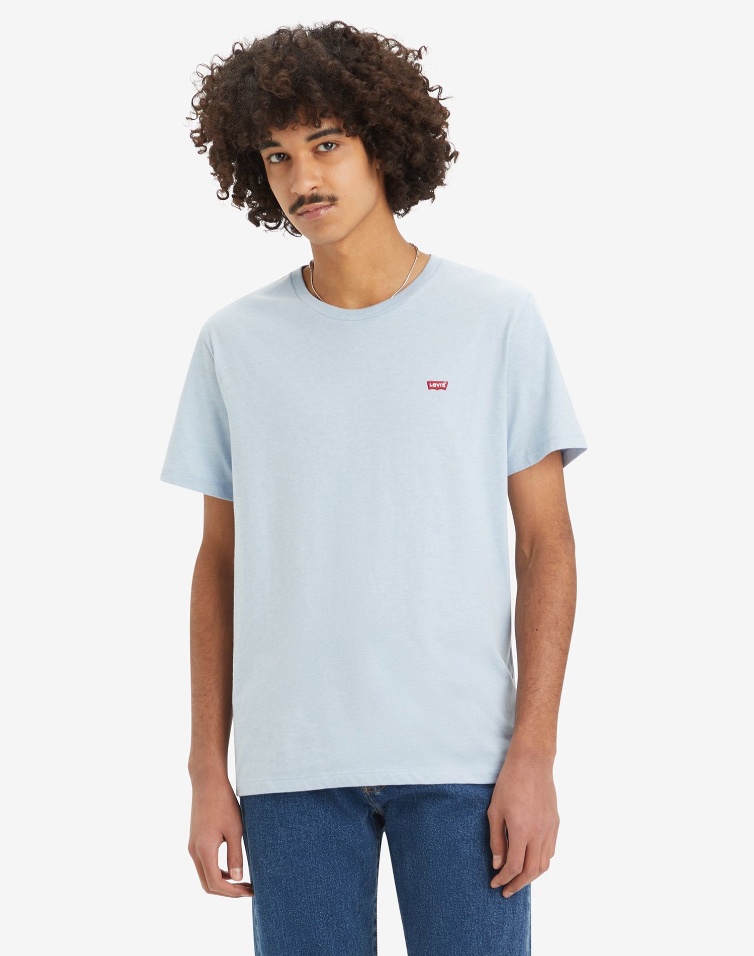 Levi's® camiseta de hombre de m/c 56605-0233 azul