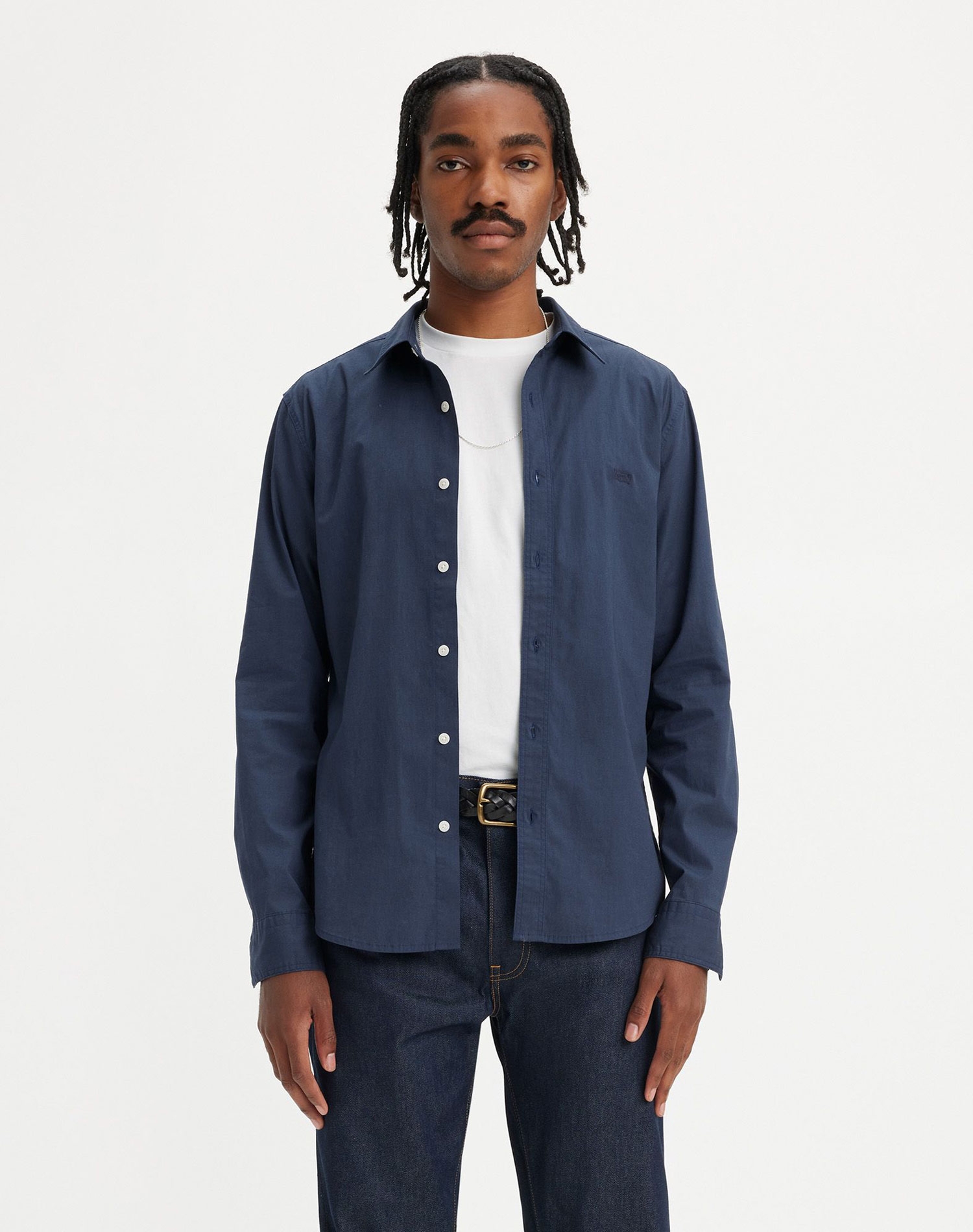 Levi's® camisa d'home de m/ll 86625-0040 blau marí