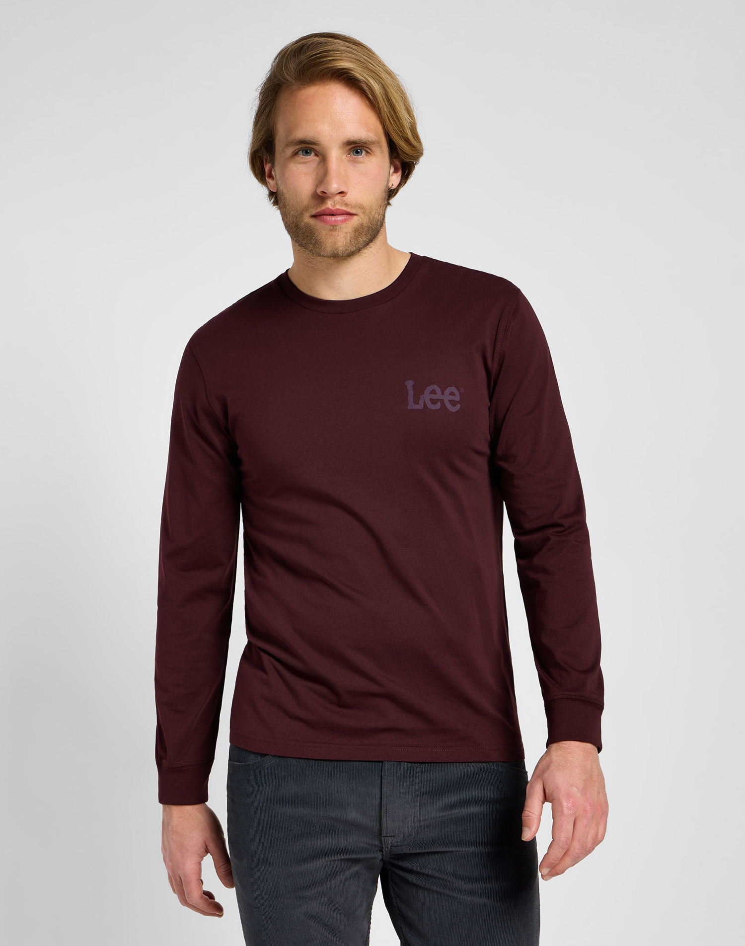 Lee camiseta de hombre de m/ll 112355593 roja