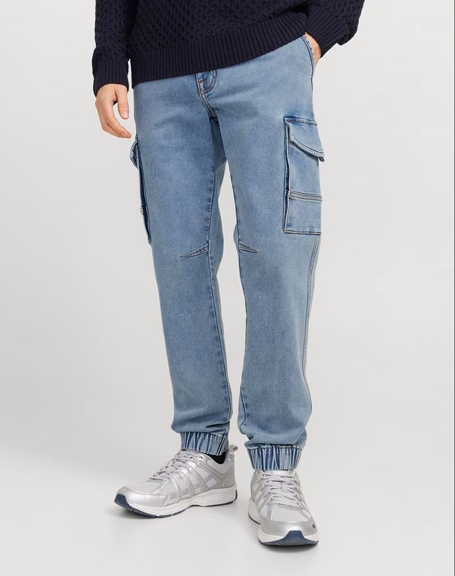Jack&Jones pantalons cargo d'home Paul 12269597 rentats a la pedra clars