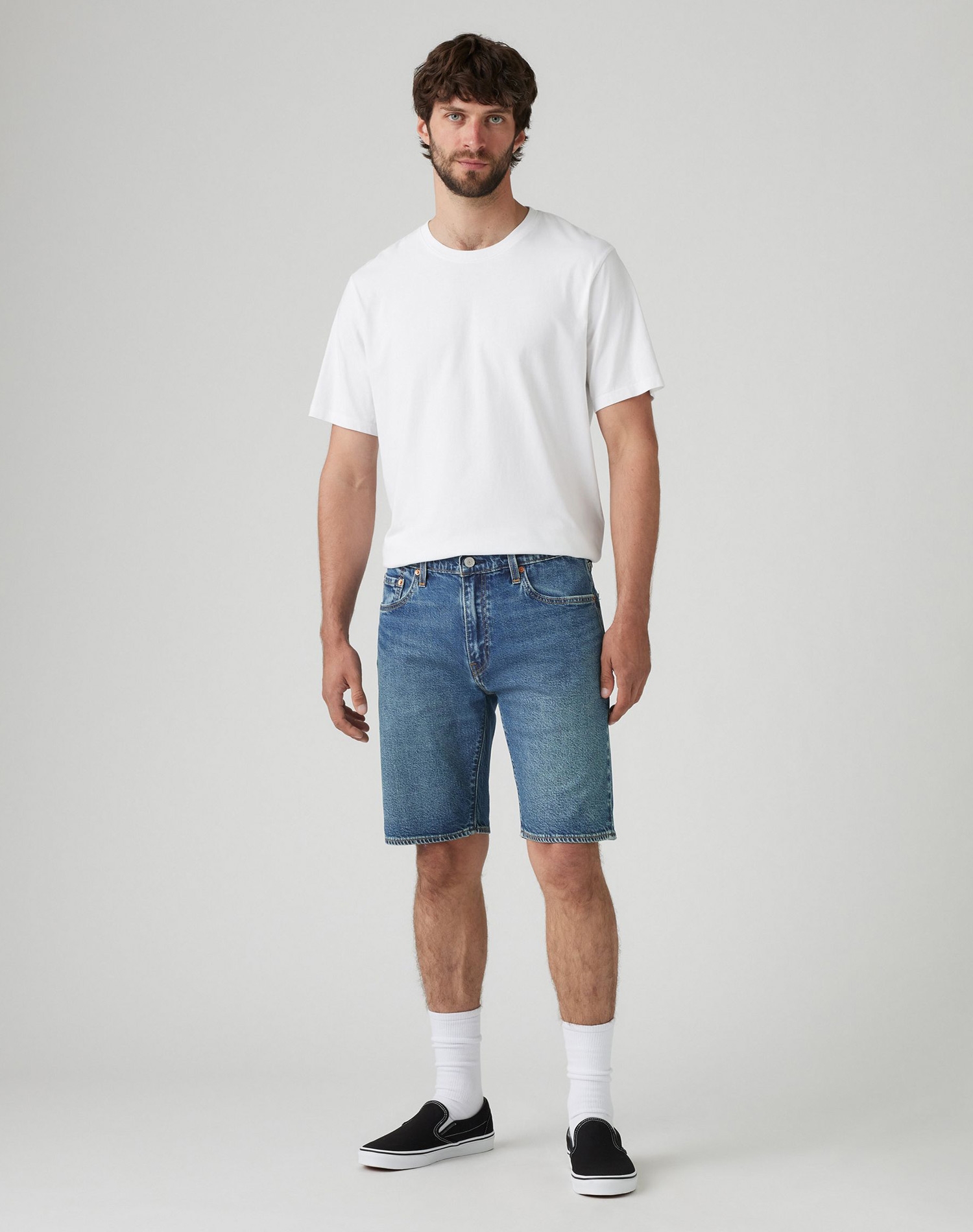 Levi's® standard shorts de hombre 39864-0178 lavados a la piedra