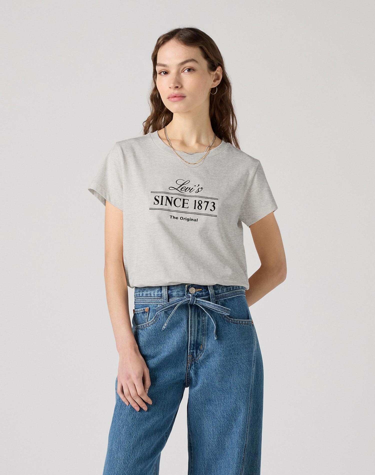 Levi's® camiseta de mujer de m/c A8804-0037 gris