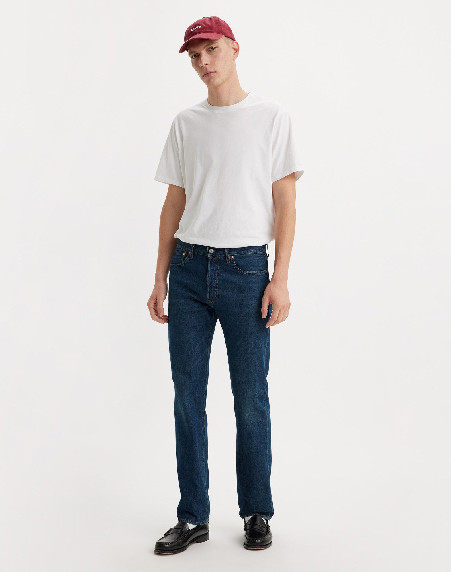 Foto 1 - Levi's® 501® regular pantalones vaqueros de hombre 00501-3199 azul medio