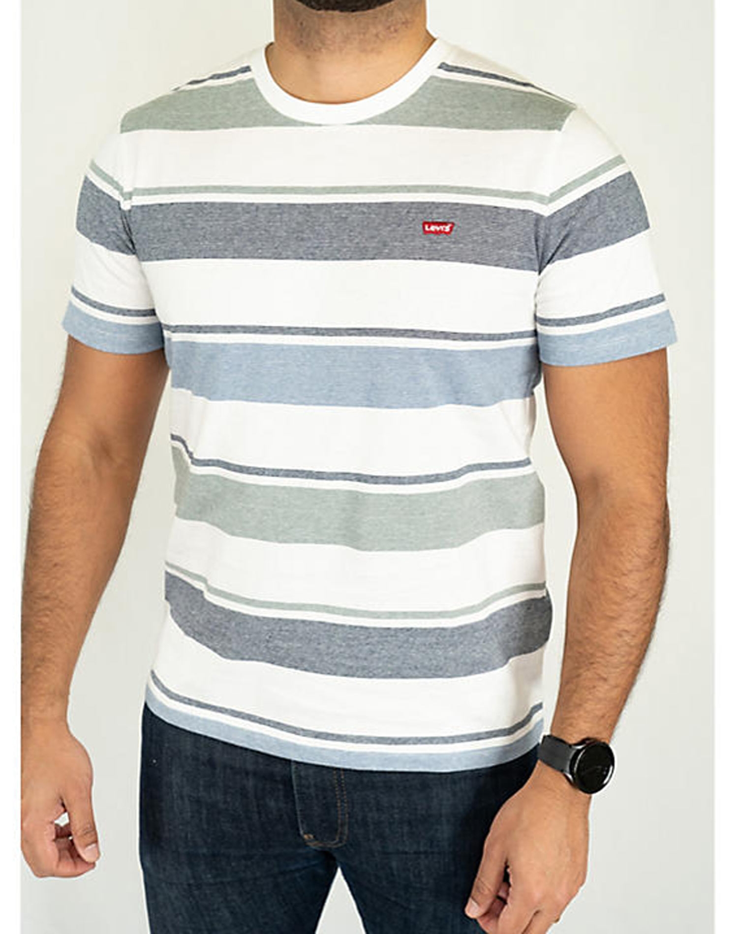 Levi's® samarreta d'home de m/c 56605-0290 de ratlles blanques