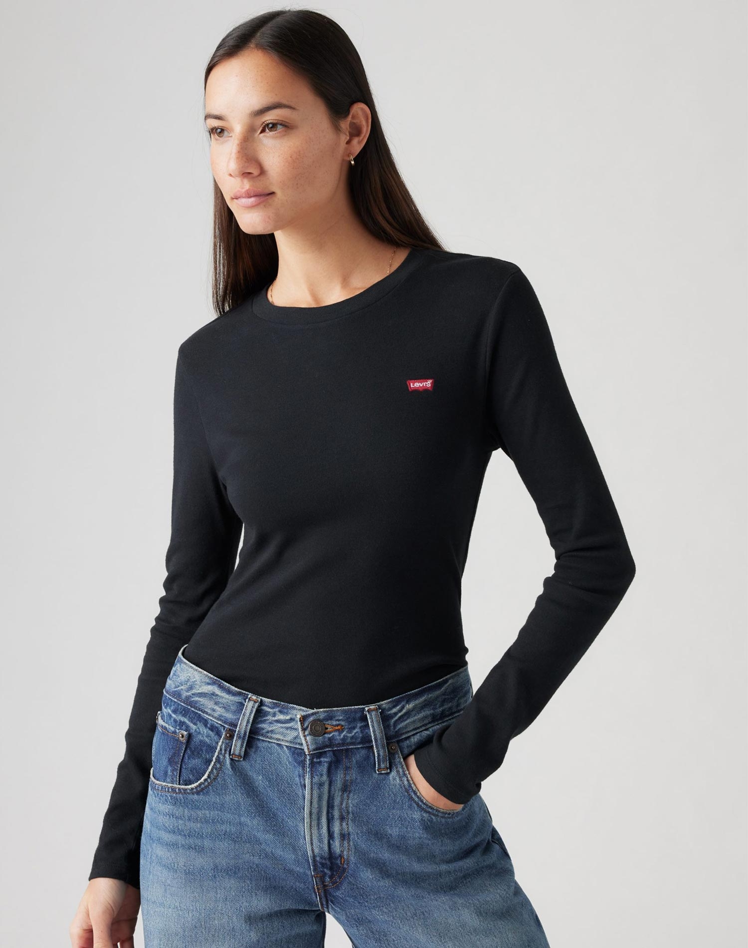 Levi's® samarreta de dona de m/ll 000KL-0001 negra