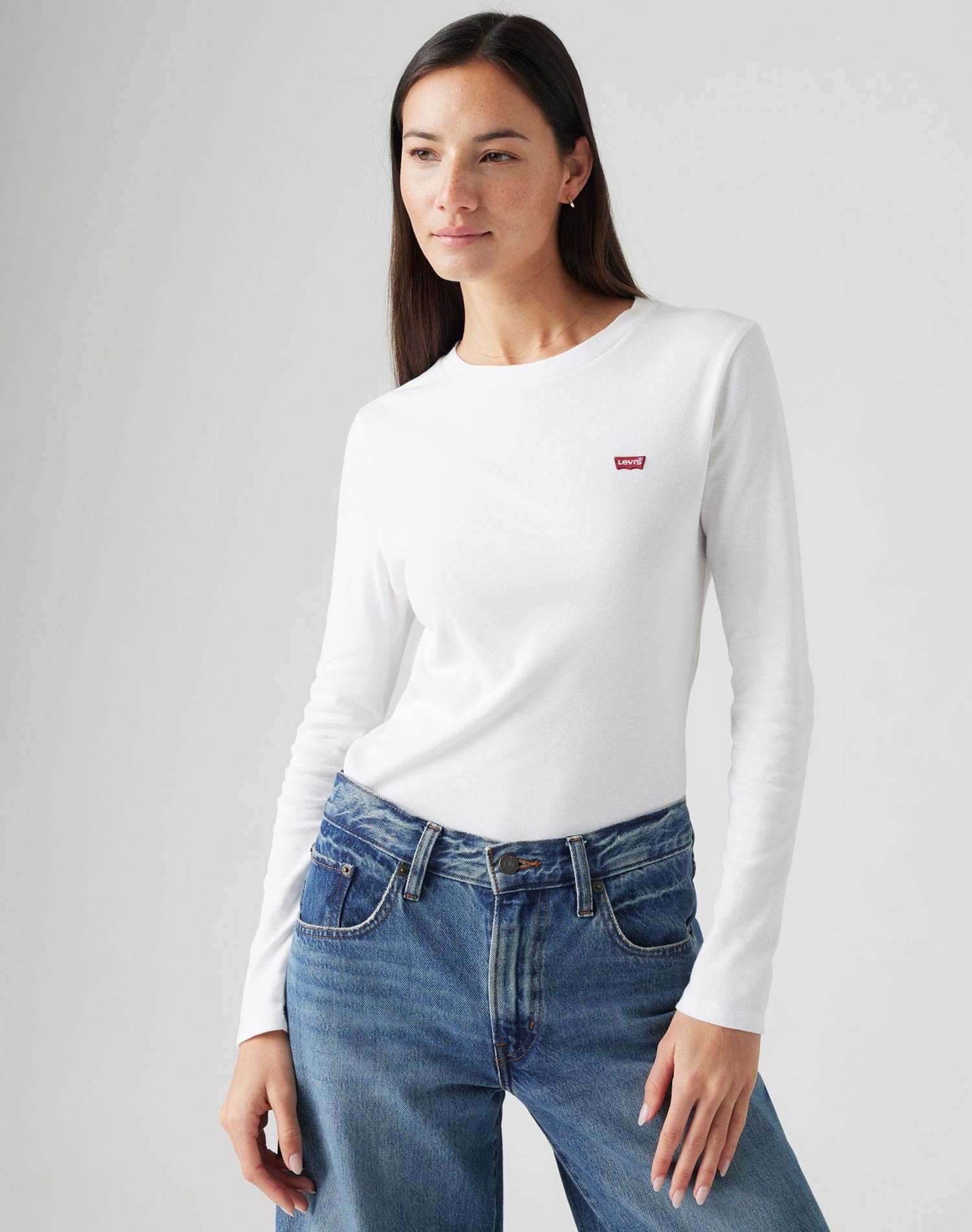 Levi's® samarreta de dona de m/ll 000KL-0000 blanca
