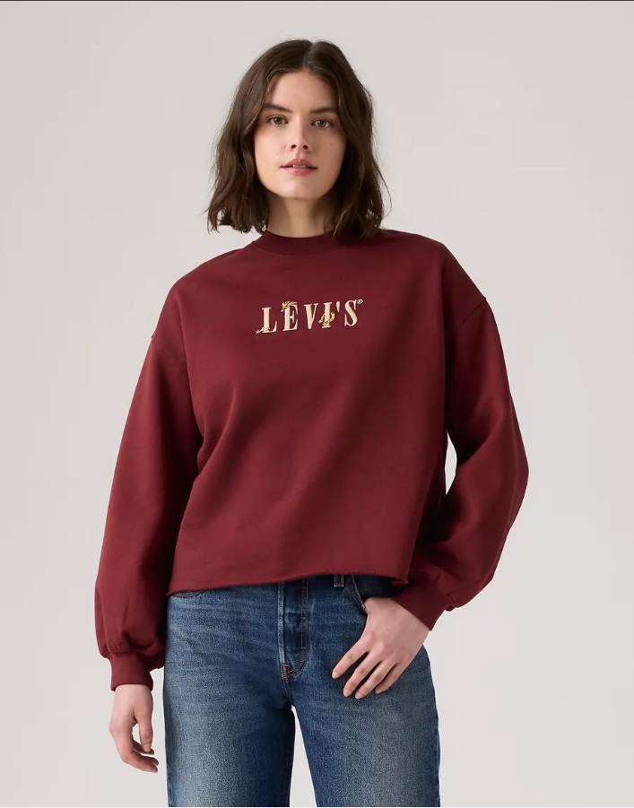 Levi's® dessuadora de dona 003RE-0000 bordeus