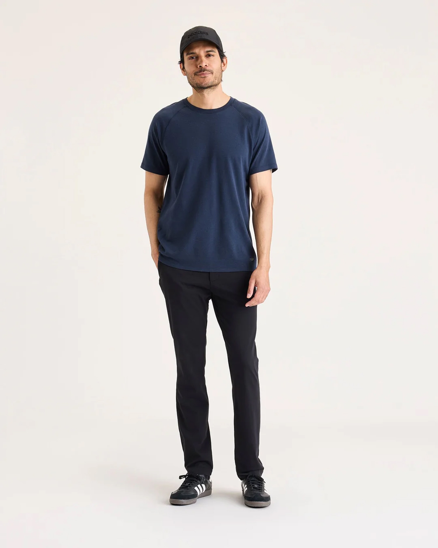 Dockers pantalons d'home Go Active Flex Chino Skinny 002XM-0002 negres