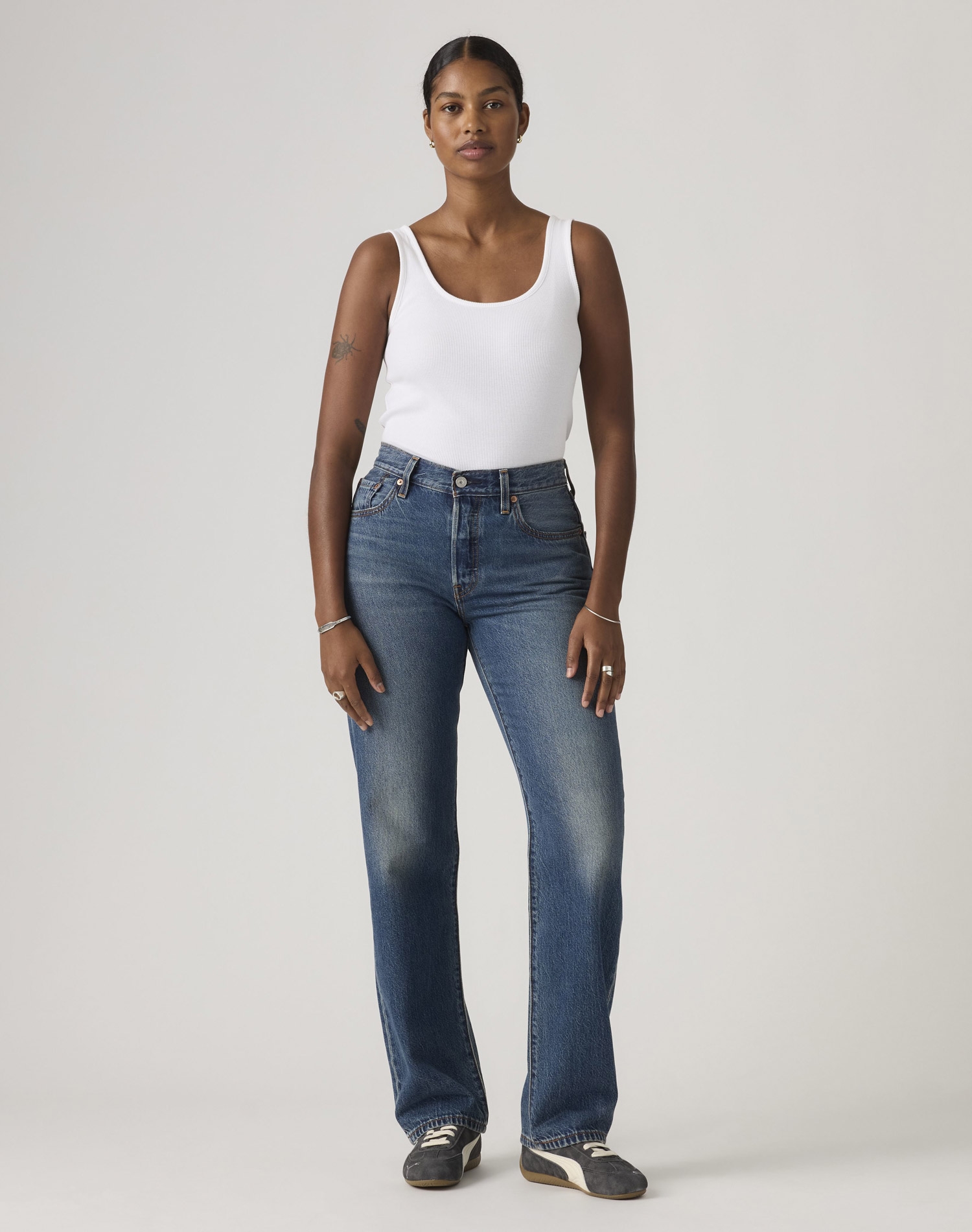 Levi's® 501® '90S pantalones vaqueros de mujer A8421-0014 lavados a la piedra