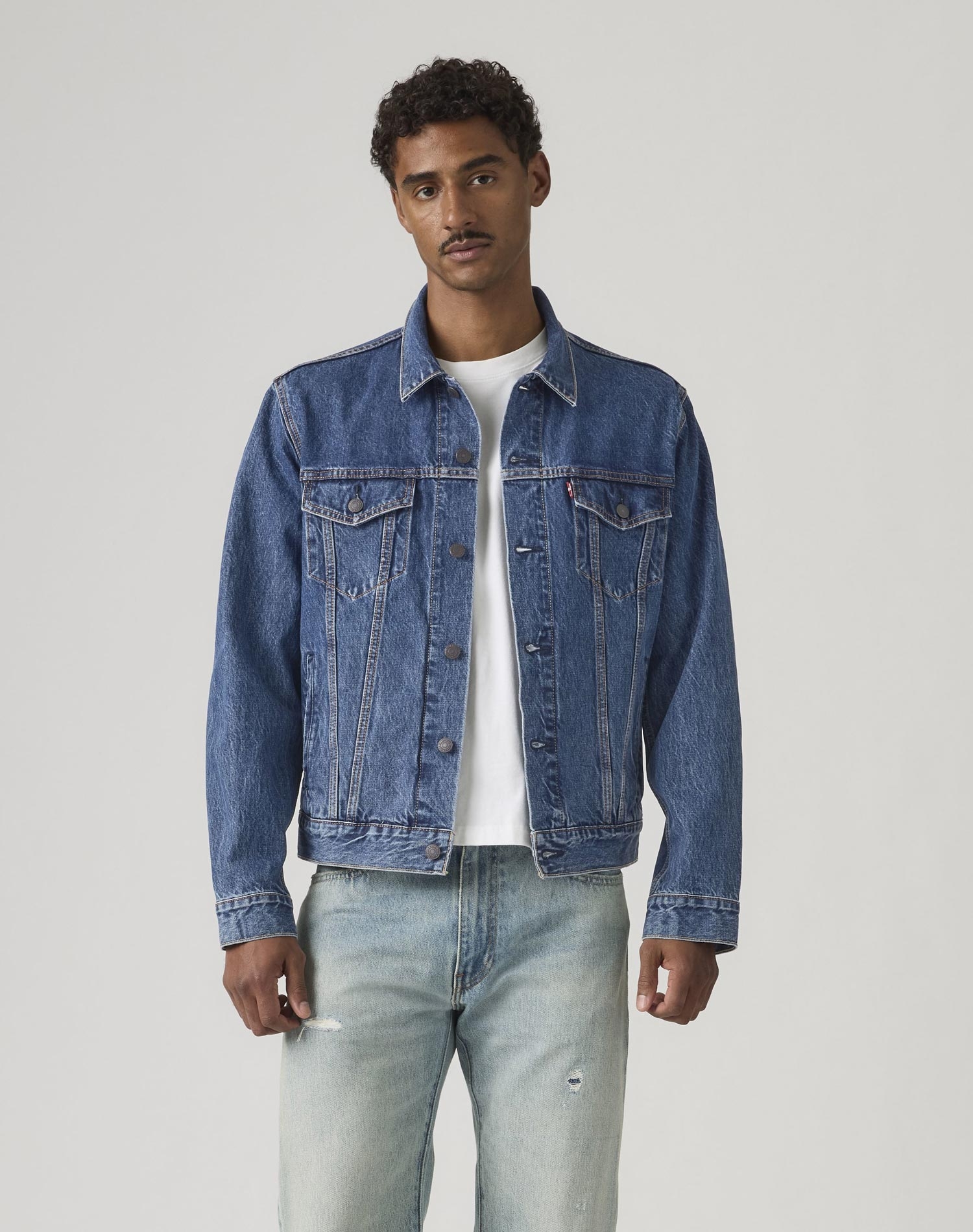 Levi's® caçadora texana d'home 72334-0772 rentada a la pedra