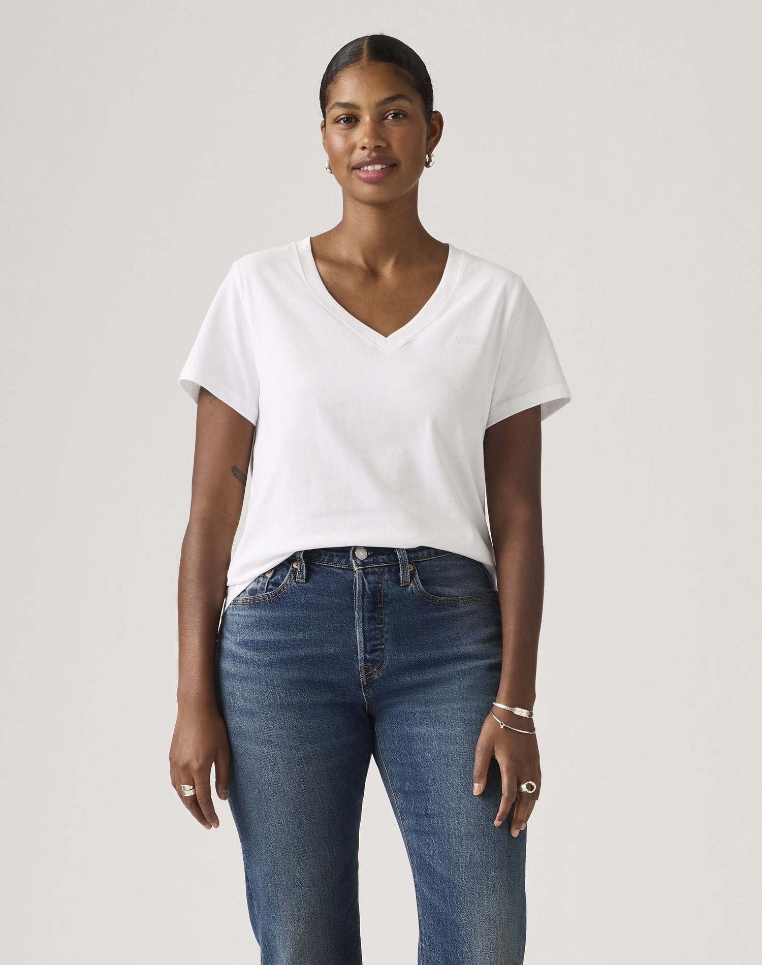 Levi's® samarreta de dona de m/c 005J6-0011 blanca